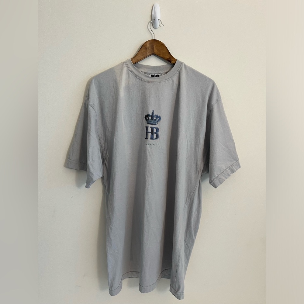 Vintage Hofbräuhaus German Beer Shirt, Gray, US Men’s XL